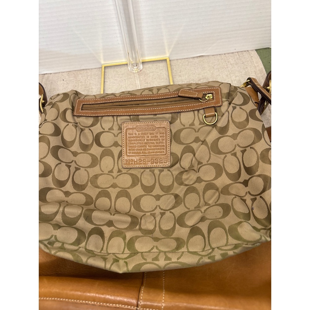 Coach Vintage Leather Hobo Bag Brown Burnished Glove Tanned 9325 - Picture 8 of 9